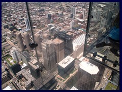 Views from Sears Tower 74  - Skydeck Ledge